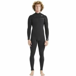2024 Billabong Hombres Furnace 4/3mm Chest Zip Neopreno ABYW100187 - Black