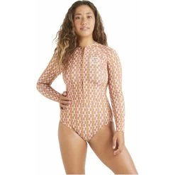 2024 Billabong Mujer Salty Dayz Light 1mm Manga Larga Shorty Neopreno ABJW400121 - Wave Geo