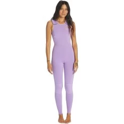 2024 Billabong Mujer Sol Sistah 1mm Long Jane Wetsuit ABJW700101 - Lilac Love