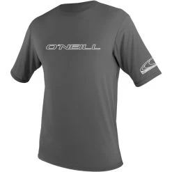 ONeill 2024 O'Neill Hombres Basic Skins Camisa De Manga Corta Para El Sol 3402 - Graphite