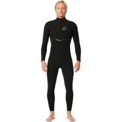 2024 Rip Curl Hombres E-Bomb 2mm Zip Free Neopreno 14XMFS - Black