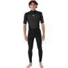 2024 Rip Curl Hombres Omega 2/2mm Back Zip Manga Corta Neopreno 15ZMFS - Black