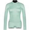 2024 Wallien Mujer Nikki Van Dijk Boyleg Cut 2mm Back Zip Traje De Primavera Neopreno 101007 - Aquamarine Gradient