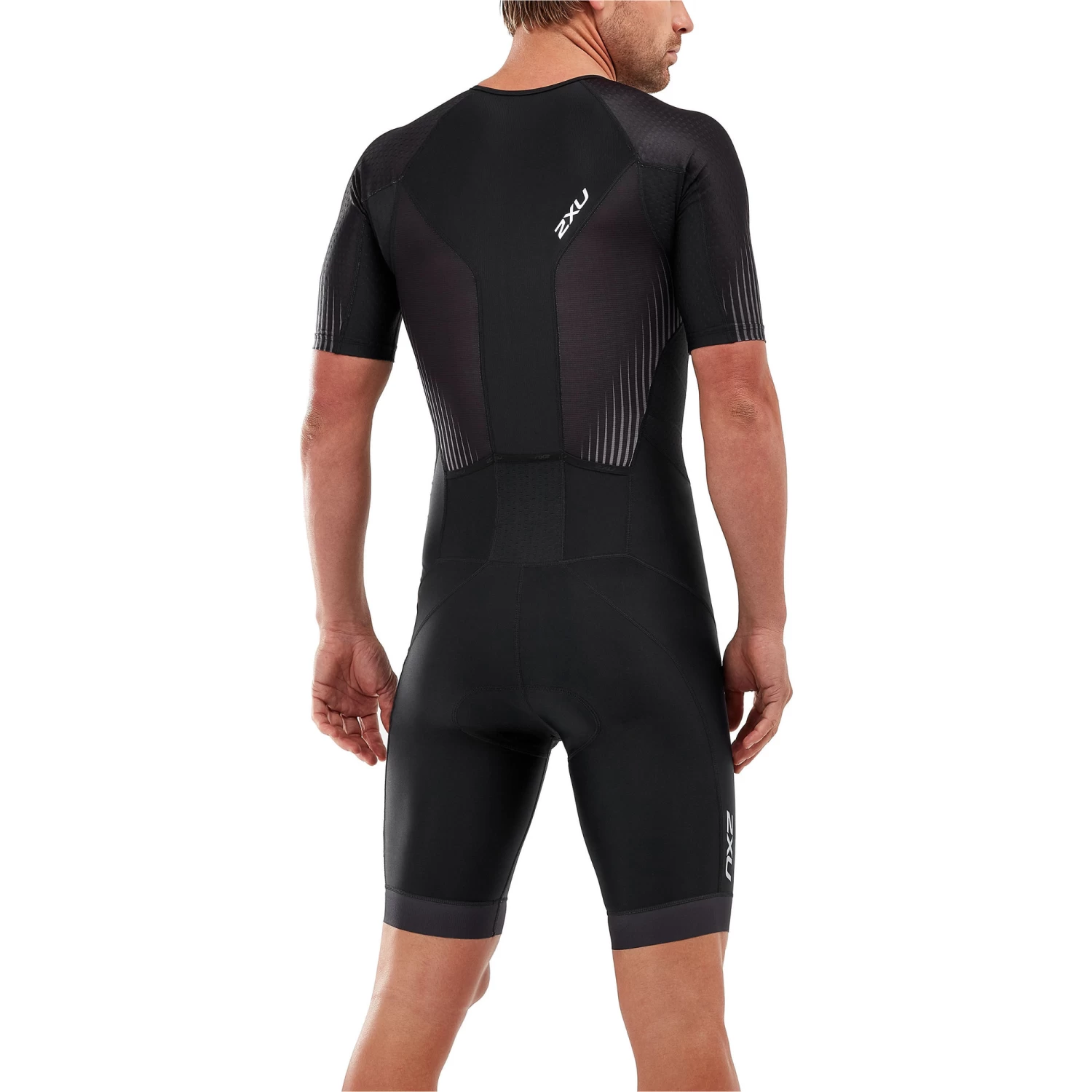 2021 2xu De Los Hombres Perform Cremallera Corta De La Manga Llena Trisuit Mt5525d - Negro / Sombra 2 2021 2xu De Los Hombres Perform Cremallera Corta De La Manga Llena Trisuit Mt5525d - Negro / Sombra - Imagen 2