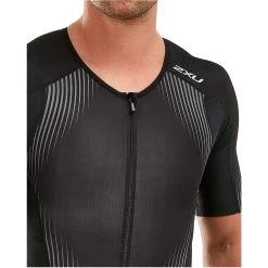 2021 2xu De Los Hombres Perform Cremallera Corta De La Manga Llena Trisuit Mt5525d - Negro / Sombra 6 2021 2xu De Los Hombres Perform Cremallera Corta De La Manga Llena Trisuit Mt5525d - Negro / Sombra -Aqua Sport Tienda 32166 2XU Mens Perform Full Zip Short Sleeve Trisuit MT5525D Black Shadow 2.2000x2000