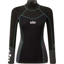 2024 Gill Womens Zentherm 2.5mm GBS Neoprene Top 5001W - Black