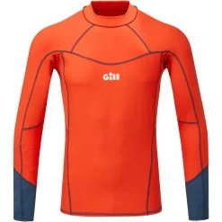 2024 Gill Mens Pro Long Sleeve Rash Vest 5020 - Orange