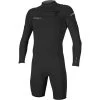 ONeill 2024 O'Neill Hombres Hammer 2mm Manga Larga Chest Zip Shorty Neopreno 4928 - Black