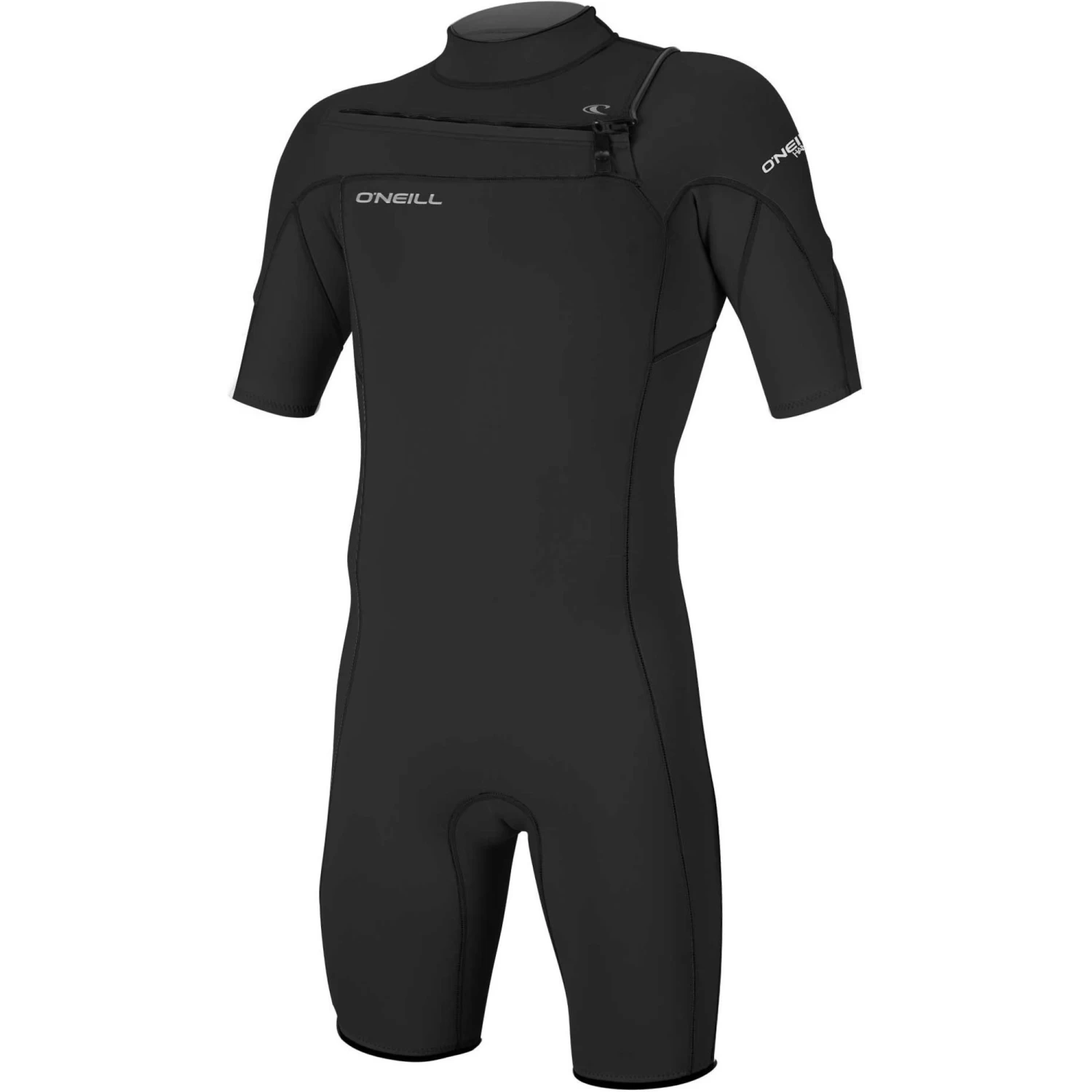 ONeill 2024 O'Neill Hombres Hammer 2mm Chest Zip Shorty Neopreno 4927 - Black 1 ONeill 2024 O'Neill Hombres Hammer 2mm Chest Zip Shorty Neopreno 4927 - Black