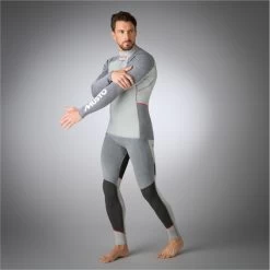 2024 Musto Hombres Flexlite Vapour 1.0 Manga Larga Neopreno Top 82068 - Grey Marl -Aqua Sport Tienda 35761 202320Musto20Mens20Flexlite20Vapour201.020Long20Sleeve20Wetsuit20Top208206820 20Grey20Marl20a6.2000x2000