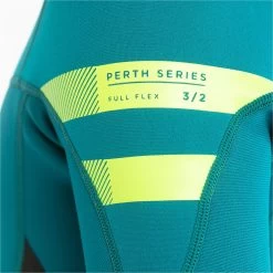 2024 Jobe Hombres Perth 3/2mm Back Zip Shorty Neopreno 30362100 - Teal -Aqua Sport Tienda 38265 202320Jobe20Mens20Perth2032mm20Back20Zip20Shorty20Wetsuit2030362100920 20Teal20Close20Up202.2000x2000