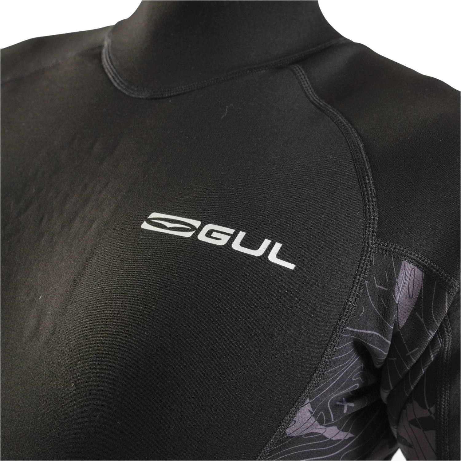 2024 Gul Men's Response 1mm Thermo Top Re0057-c1 - Negro / Camuflaje De Contorno 5 2024 Gul Men's Response 1mm Thermo Top Re0057-c1 - Negro / Camuflaje De Contorno - Imagen 5