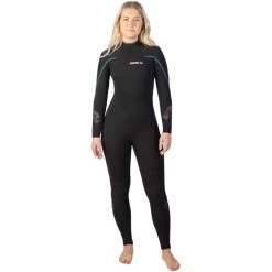 2024 Gul Mujer Response 5/3mm Gbs Back Zip Neopreno RE1229-C1 - Black -Aqua Sport Tienda 39831 202320Gul20Womens20Response2053mm20GBS20Back20Zip20Wetsuit20RE1229 C120 20Black2020333.2000x2000
