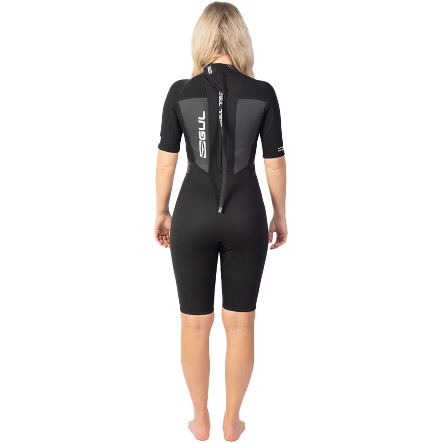 2024 Gul Mujer Response 3/2mm Back Zip Shorty Neopreno RE3318-C1 - Black 2 2024 Gul Mujer Response 3/2mm Back Zip Shorty Neopreno RE3318-C1 - Black - Imagen 2