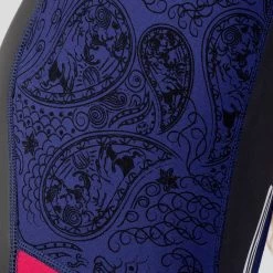 2024 Gul Mujer Response 3/2mm Back Zip Shorty Neopreno RE3318-C1 - Navy / Paisley -Aqua Sport Tienda 39973 202320Gul20Womens20Response2032mm20Back20Zip20Shorty20Wetsuit20RE3318 C120 20Navy2020Paisley20Close20Up2044.2000x2000