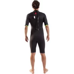 2024 Gul Hombres Response 3/2mm Back Zip Shorty Neopreno RE3319-C1 - Black -Aqua Sport Tienda 39975 202220Gul20Mens20Response2032mm20Flatlock20Back20Zip20Shorty20Wetsuit20RE3319 C120 20Navy2020Red20inside20back.2000x2000