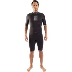 2024 Gul Hombres Response 3/2mm Back Zip Shorty Neopreno RE3319-C1 - Black -Aqua Sport Tienda 39975 202220Gul20Mens20Response2032mm20Flatlock20Back20Zip20Shorty20Wetsuit20RE3319 C120 20Navy2020Red20inside20front.2000x2000