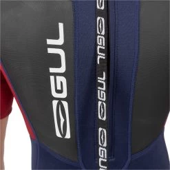 2024 Gul Hombres Response 3/2mm Back Zip Shorty Neopreno RE3319-C1 - Navy / Red -Aqua Sport Tienda 39979 202320Gul20Mens20Response2032mm20Back20Zip20Shorty20Wetsuit20RE3319 C120 20Navy2020Red2020Close20Up201.2000x2000