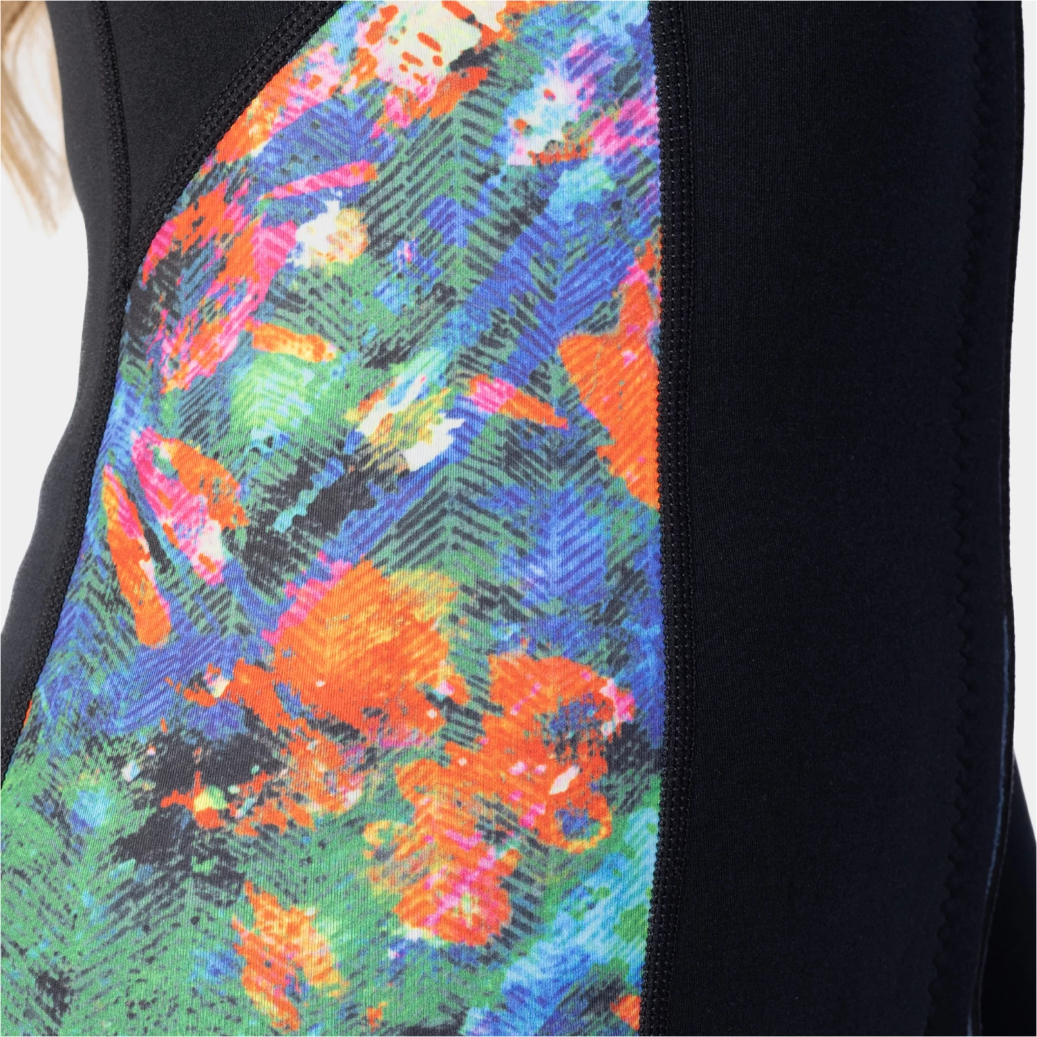 2024 Gul Luna7 Para Mujer Front Zip Chaqueta Traje Sup La6301-c1 - Negro / Jungla 7 2024 Gul Luna7 Para Mujer Front Zip Chaqueta Traje Sup La6301-c1 - Negro / Jungla - Imagen 7