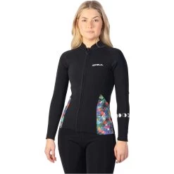 2024 Gul Luna7 Para Mujer Front Zip Chaqueta Traje Sup La6301-c1 - Negro / Jungla 17 2024 Gul Luna7 Para Mujer Front Zip Chaqueta Traje Sup La6301-c1 - Negro / Jungla -Aqua Sport Tienda 39995 202320Gul20Womens20Luna720Front20Zip20Wetsuit20Jacket20LA6301 C120 20Black2020Jungle2020side201.2000x2000