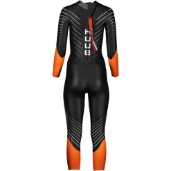 Aqua Sport Tienda -Aqua Sport Tienda 40753 202220Huub20Womens20Araya20Wetsuit20ARAYAW20Black2020Orange20BACK.2000x2000