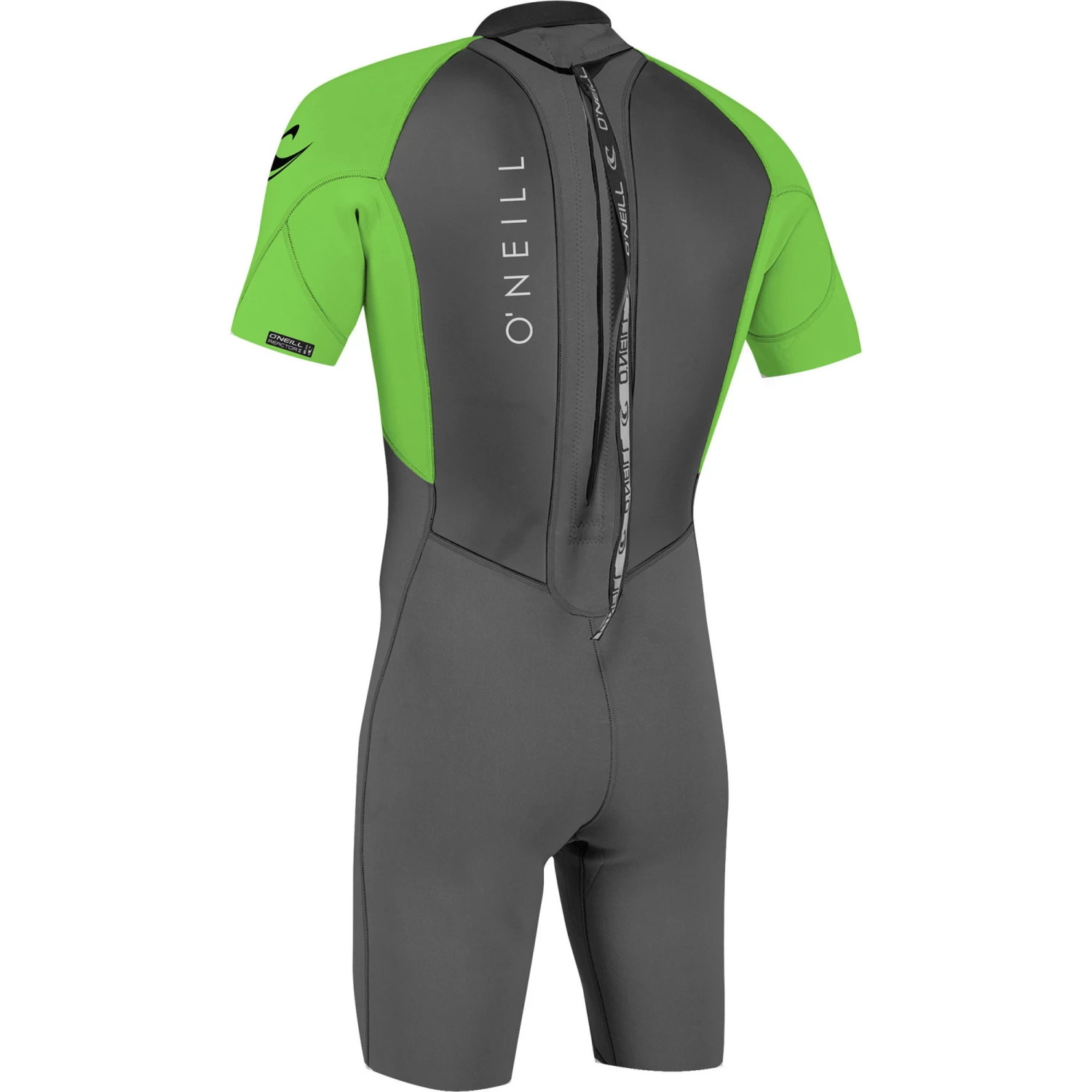 ONeill 2024 O'Neill Hombres Reactor II 2mm Back Zip Shorty Neopreno 5041 - Graphite / Dayglow 2 ONeill 2024 O'Neill Hombres Reactor II 2mm Back Zip Shorty Neopreno 5041 - Graphite / Dayglow - Imagen 2