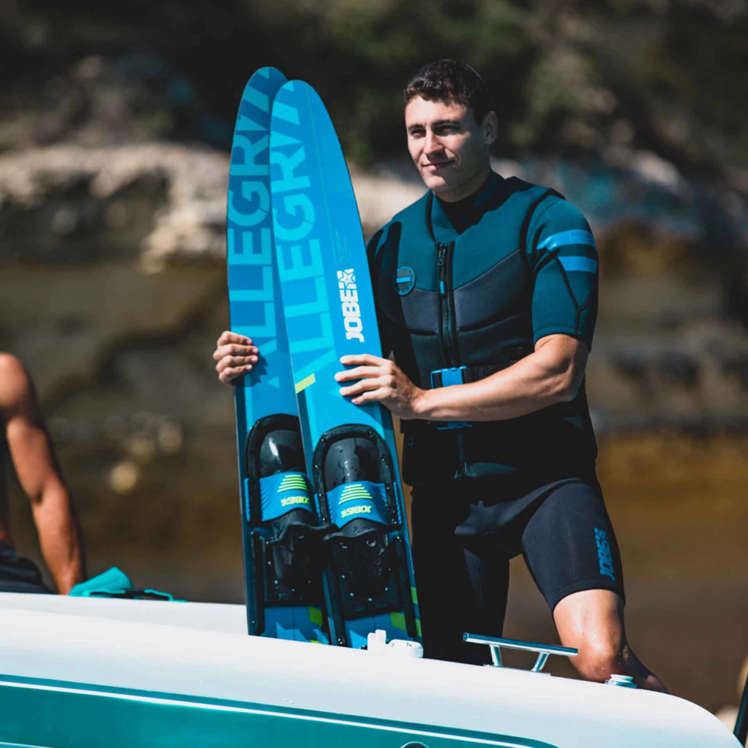 2024 Jobe Hombres Perth 3/2mm Shorty Back Zip Neopreno 30362100 - Blue 6 2024 Jobe Hombres Perth 3/2mm Shorty Back Zip Neopreno 30362100 - Blue - Imagen 6