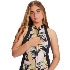2022 Billabong Mujeres Salty Daze 1mm Chaleco De Neopreno F41f18 - Jungle Night -Aqua Sport Tienda 41889 202220Billabong20Womens20Salty20Daze20Wetsuit20Vest20F41F1820 20Jungle20Night20Detail201.2000x2000