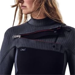 ONeill 2024 O'Neill Mujer Blueprint 5/4+mm Chest Zip Neopreno 5542 - Black / Shade -Aqua Sport Tienda 41903 202320ONeill20Womens20Blueprint2054plusmm20Chest20Zip20Wetsuit20554220 20Black20Shade20Close20Up203.2000x2000