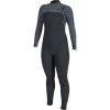 ONeill 2024 O'Neill Mujer Blueprint 5/4+mm Chest Zip Neopreno 5542 - Black / Shade
