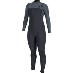 ONeill 2024 O'Neill Mujer Blueprint 5/4+mm Chest Zip Neopreno 5542 - Black / Shade