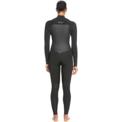 2024 Roxy Mujer Elite 5/4/3mm Chest Zip Neopreno ERJW103114 - Black -Aqua Sport Tienda 41938 202220Roxy20Womens20Elite2043mm20Chest20Zip20Hlock20Wetsuit20ERJW10311520 20Black3.2000x2000