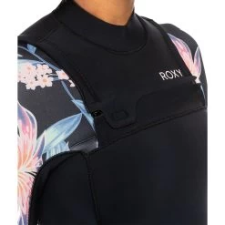 2024 Roxy Mujer Swell Series 4/3mm Chest Zip Neopreno ERJW103125 - Anthracite Paradise -Aqua Sport Tienda 41947 202220Roxy20Womens20Swell20Series2043mm20Chest20Zip20GBS20Wetsuit20ERJW10312520 2020Anthracite20Paradise4.2000x2000