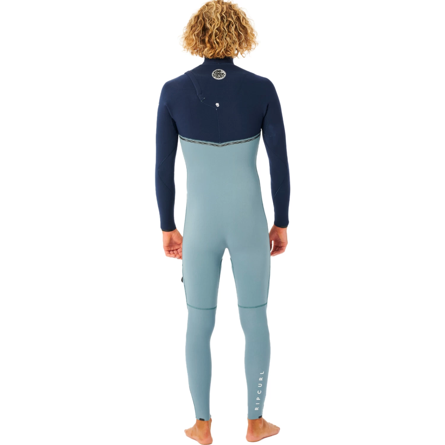 2023 Rip Curl Hombres E-Bomb 4/3mm Zip Free Neopreno WSMYQE - Mineral Blue 2 2023 Rip Curl Hombres E-Bomb 4/3mm Zip Free Neopreno WSMYQE - Mineral Blue - Imagen 2