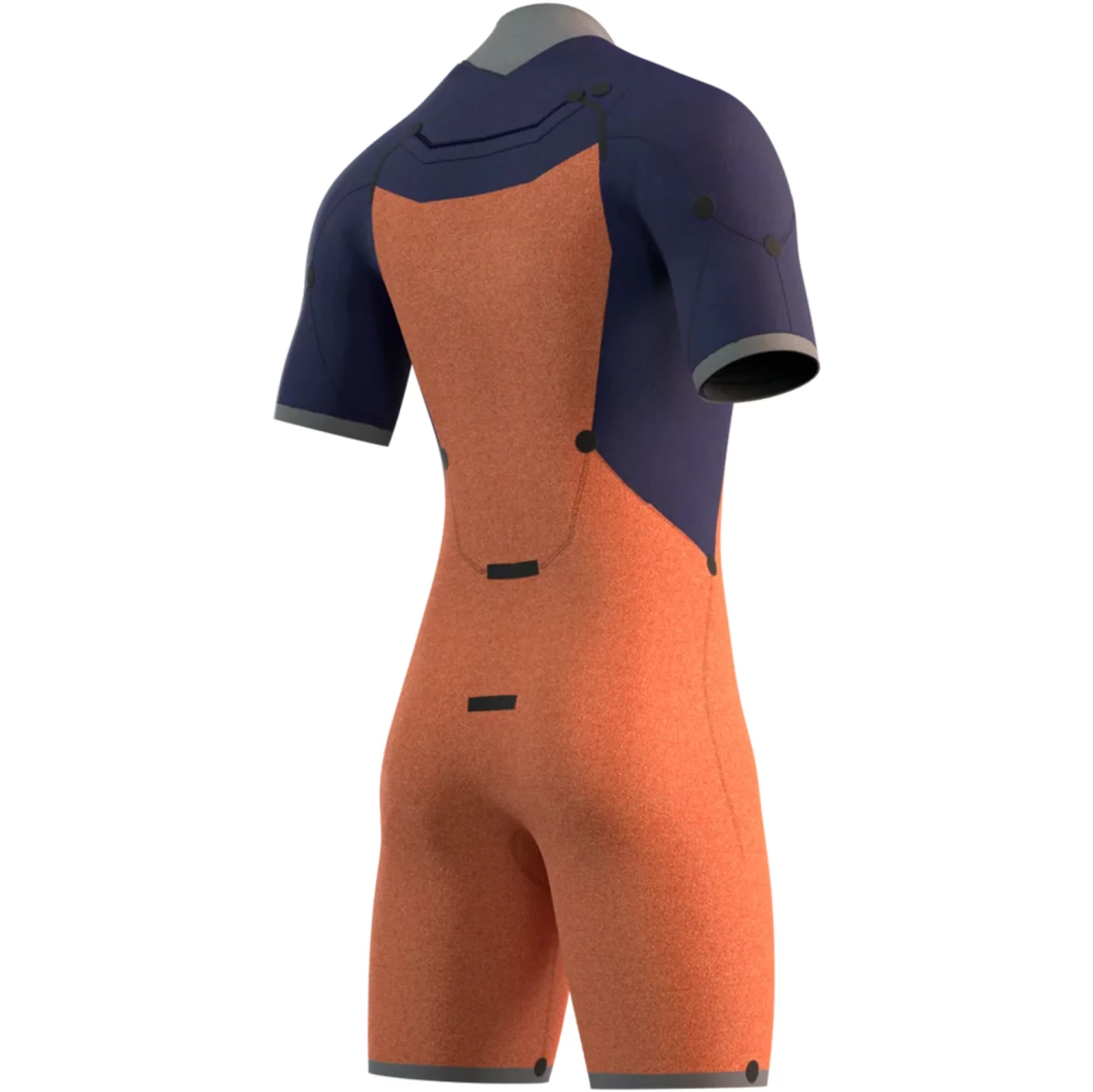 2024 Mystic Hombres Marshall 3/2mm Chest Zip Shorty Neopreno 35000.2301222 - Black 4 2024 Mystic Hombres Marshall 3/2mm Chest Zip Shorty Neopreno 35000.2301222 - Black - Imagen 4