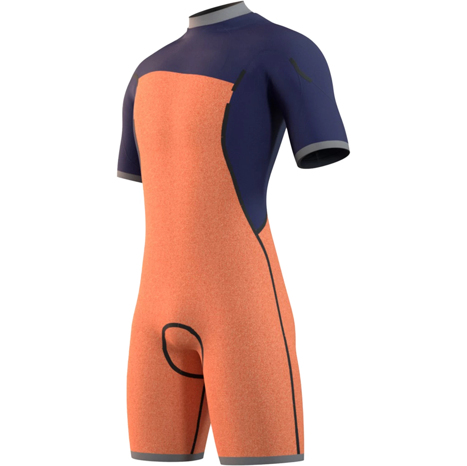 2024 Mystic Hombres Marshall 3/2mm Chest Zip Shorty Neopreno 35000.2301222 - Light Grey 3 2024 Mystic Hombres Marshall 3/2mm Chest Zip Shorty Neopreno 35000.2301222 - Light Grey - Imagen 3