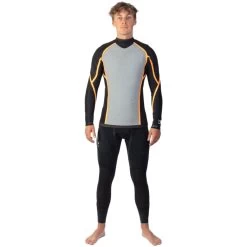 2024 Gul Hombres Code Zero 3mm Top Térmico Ac0067/c2 - Negro -Aqua Sport Tienda 42940 202320Gul20Mens20Code20Zero203mm20Thermo20Top20AC0067C220 20Black20Inside20Out.2000x2000