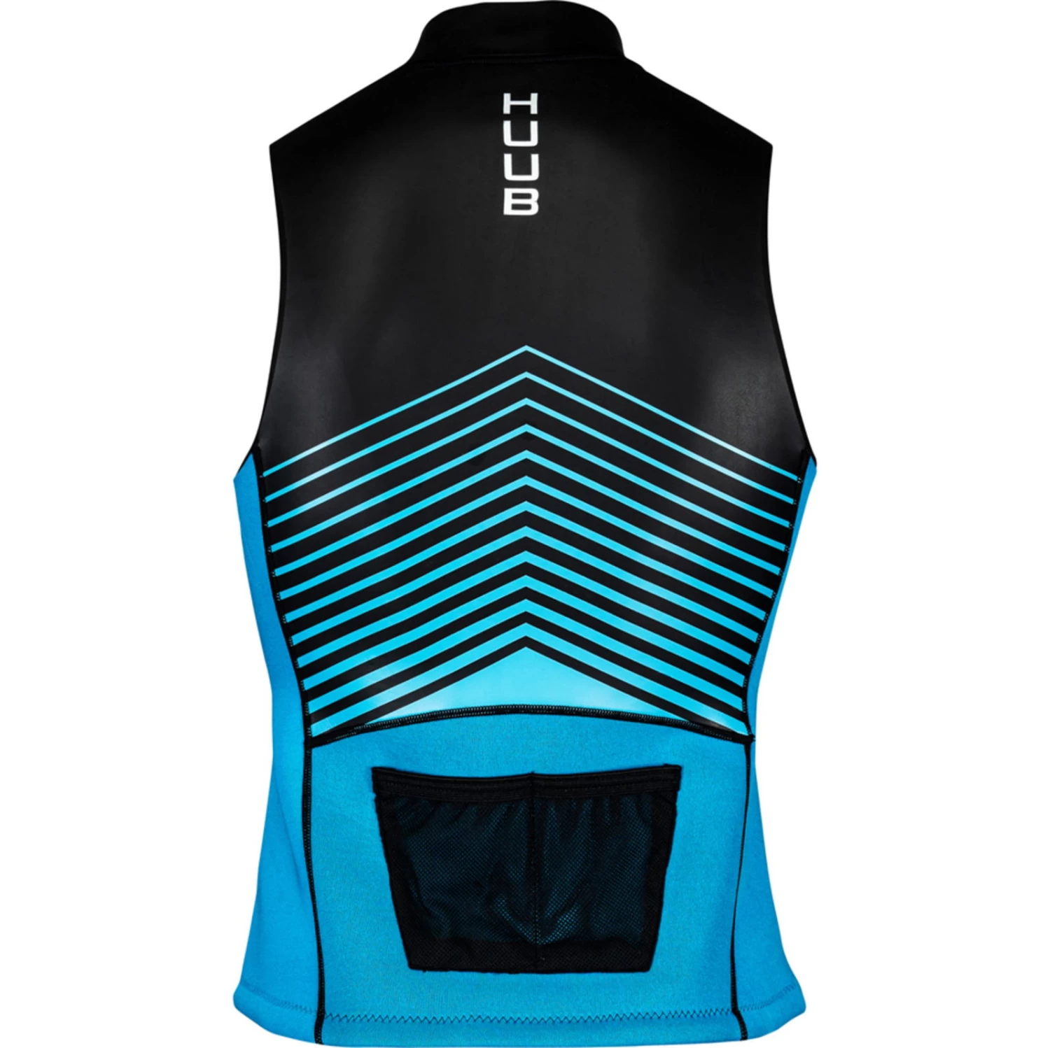 2024 Huub Mens Aluna Sup & Swim Neoprene Top Alunavest - Negro / Azul 2 2024 Huub Mens Aluna Sup & Swim Neoprene Top Alunavest - Negro / Azul - Imagen 2