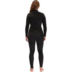 2024 Billabong Mujer Synergy 4/3mm Back Zip Neopreno ABJW100133 - Wild Black -Aqua Sport Tienda 43466 IO2.2000x2000