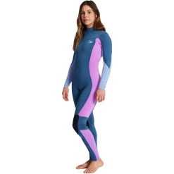 2023 Billabong Mujer Synergy 5/4mm Back Zip Neopreno ABJW100134 - Deep Sea -Aqua Sport Tienda 43471 202320Billabong20Womens20Synergy2032mm20Back20Zip20Wetsuit20ABJW10013220 20Deep20Sea20Side.2000x2000