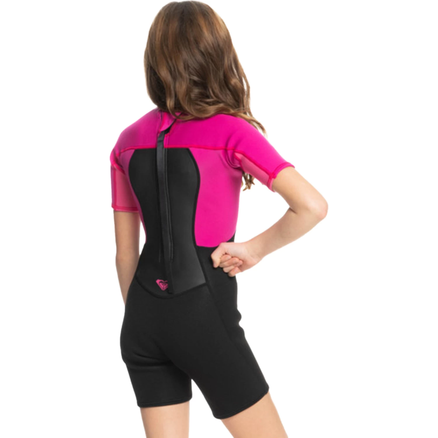2024 Roxy Chicas Prologue 2mm Back Zip Shorty Neopreno ERGW503008 - Festival Fuchsia 2 2024 Roxy Chicas Prologue 2mm Back Zip Shorty Neopreno ERGW503008 - Festival Fuchsia - Imagen 2