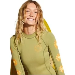 2024 Billabong Mujer Smiley Spring Fever 2mm Manga Larga Shorty Neopreno ABJW400117 - Split Pea -Aqua Sport Tienda 43577 abjw400117 billabongw tlw0 dtl3.2000x2000