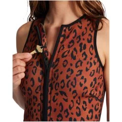 2024 Billabong Mujeres Sol Sista 1mm Front Zip Shorty Traje De Neopreno Abjw500101 - Manchado -Aqua Sport Tienda 43578 abjw500101 billabongw nny6 dtl2.2000x2000