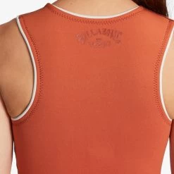 2023 Billabong Mujer Sol Sistah 2mm Long Jane Neopreno ABJW700101 - Copper Sands -Aqua Sport Tienda 43585 202320Billabong20Womens20Sol20Sistah202mm20Long20Jane20Wetsuit20ABJW70010120 20Copper20Sands20back202.2000x2000