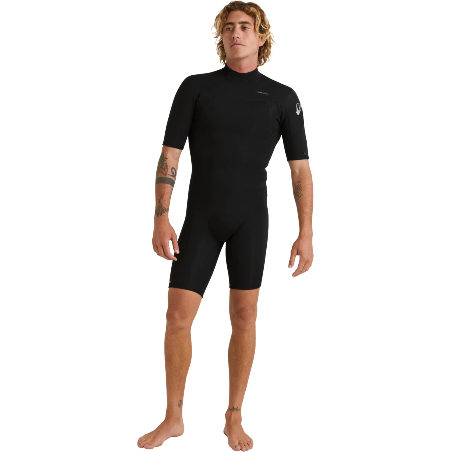 2024 Quiksilver Hombres Everyday Sessions 2mm Back Zip Shorty Neopreno EQYW503031 - Black 4 2024 Quiksilver Hombres Everyday Sessions 2mm Back Zip Shorty Neopreno EQYW503031 - Black - Imagen 4