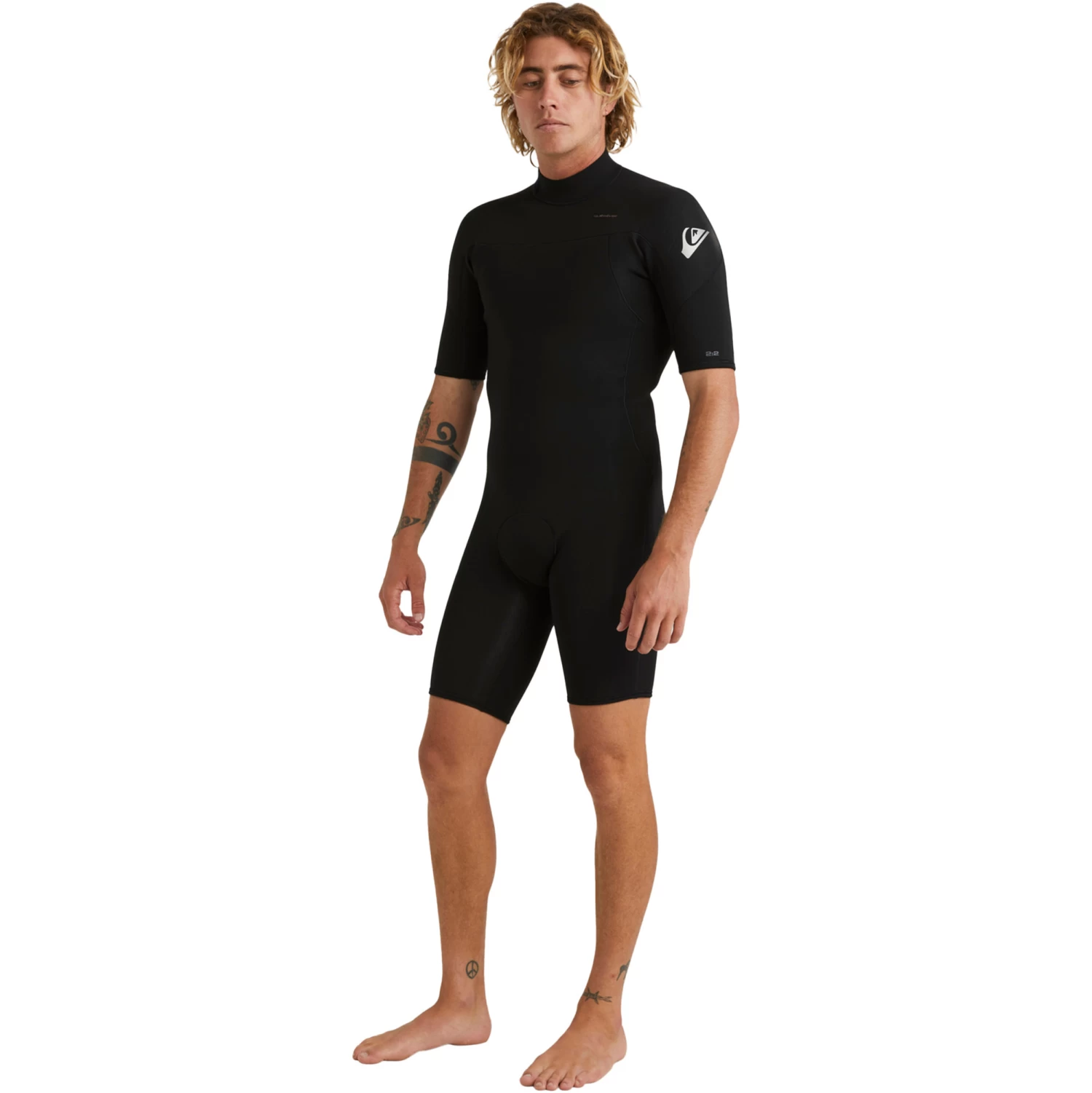 2024 Quiksilver Hombres Everyday Sessions 2mm Back Zip Shorty Neopreno EQYW503031 - Black 3 2024 Quiksilver Hombres Everyday Sessions 2mm Back Zip Shorty Neopreno EQYW503031 - Black - Imagen 3