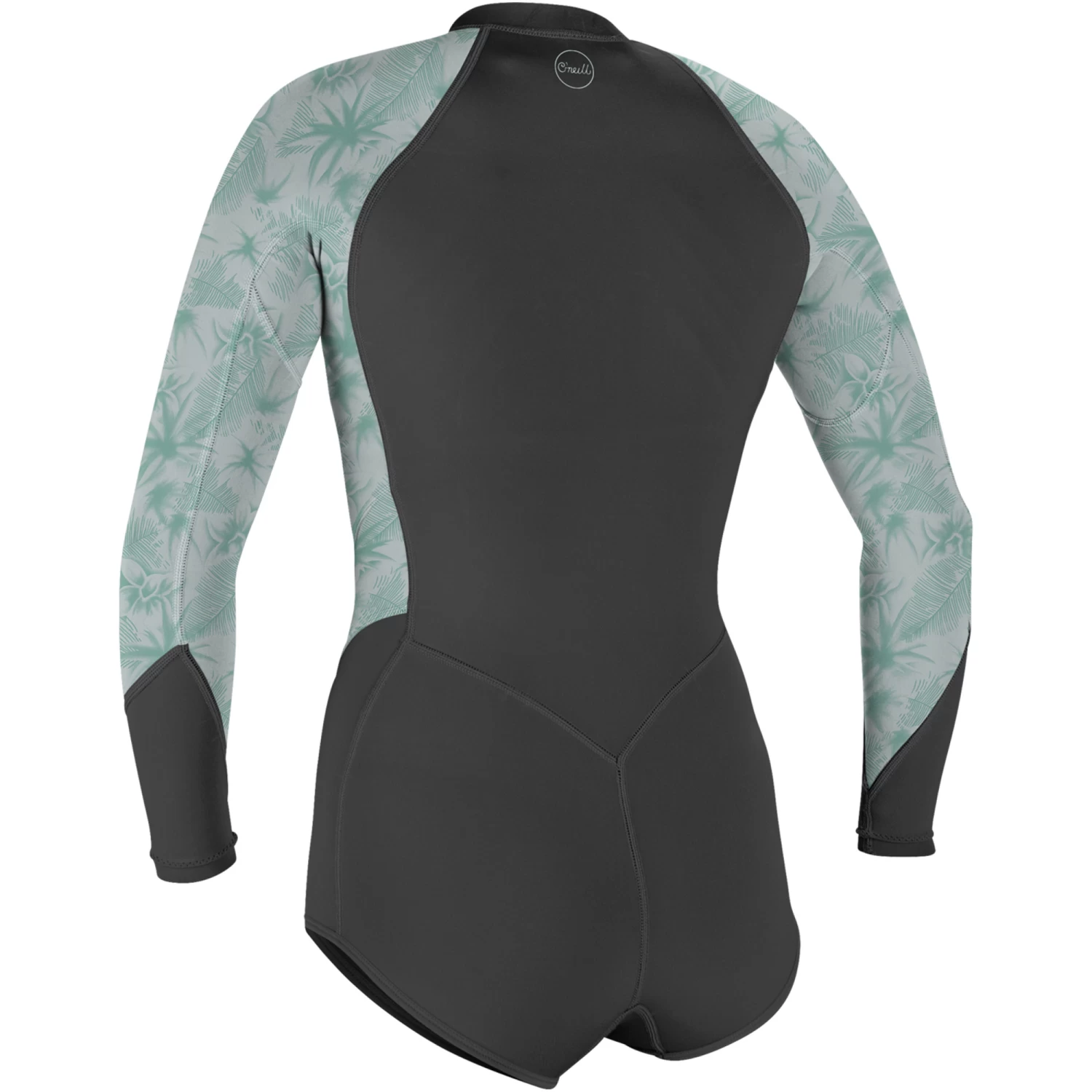 ONeill 2024 O'Neill Mujer Bahia 2/1mm Manga Larga Front Zip Shorty Neopreno 5363 - Graphite / Mirage Tropical 2 ONeill 2024 O'Neill Mujer Bahia 2/1mm Manga Larga Front Zip Shorty Neopreno 5363 - Graphite / Mirage Tropical - Imagen 2