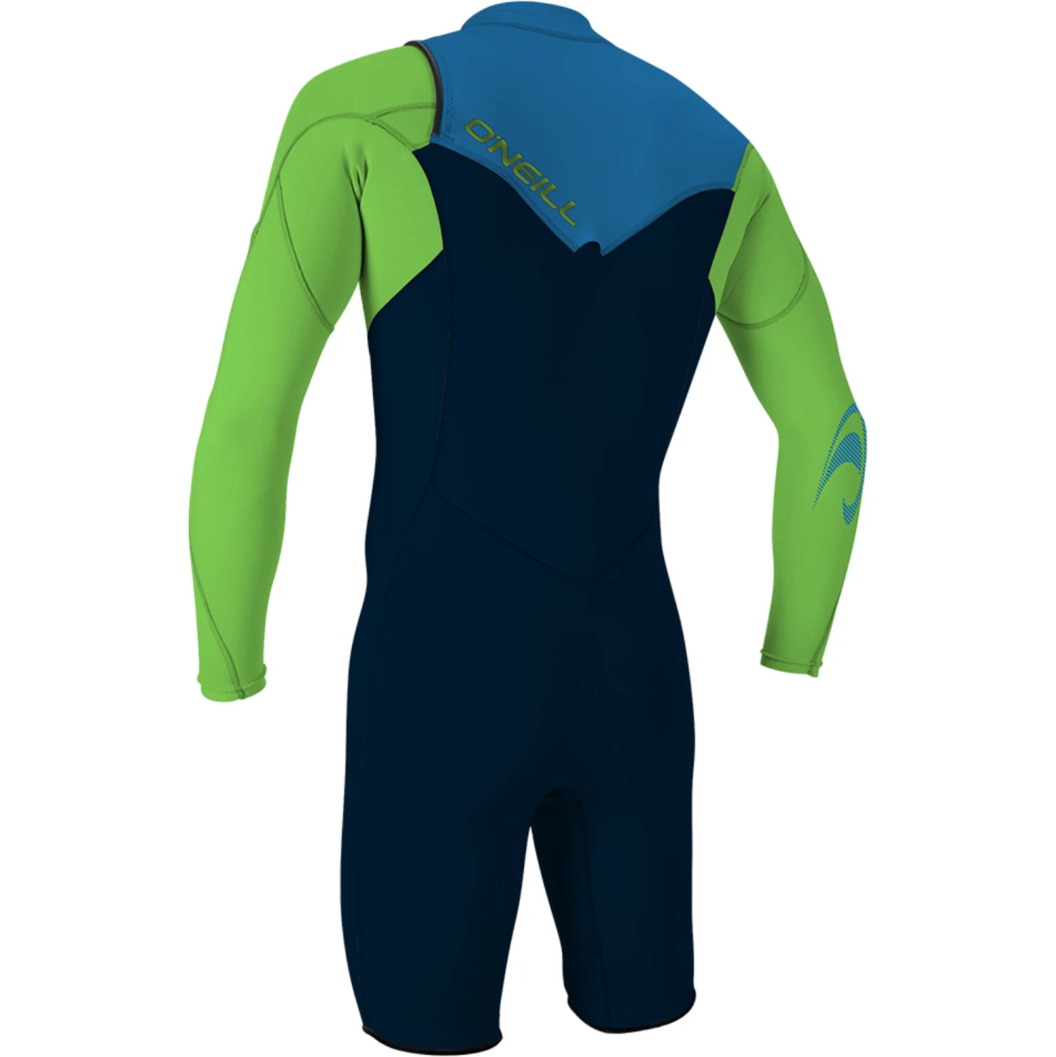 ONeill 2024 O'Neill Hombres Hammer 2mm Manga Larga Chest Zip Shorty Neopreno 4928 - Abyss / Dayglo / Ocean 2 ONeill 2024 O'Neill Hombres Hammer 2mm Manga Larga Chest Zip Shorty Neopreno 4928 - Abyss / Dayglo / Ocean - Imagen 2