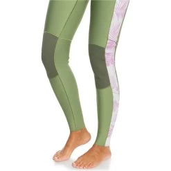 2024 Roxy Mujer Rise 1.5mm Long Jane Front Zip Neopreno ERJW703018 - Palmed Out Light Grey -Aqua Sport Tienda 44458 202320Roxy20Womens20Rise201.5mm20Long20Jane20Front20Zip20Wetsuit20ERJW70301820 20Palmed20Out20Light20Grey20Close20Up202.2000x2000