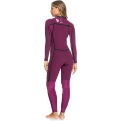 2024 Roxy Mujer Elite XT 4/3mm Gbs Chest Zip Neopreno ERJW103134 - Anthracite Leaf -Aqua Sport Tienda 44475 202320Roxy20Womens20Elite2043mm20GBS20Chest20Zip20Wetsuit20ERJW10313420 20Anthracite20Leaf2020io20back.2000x2000